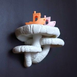 Gazzaladra Wall Shelf Edodes Fungus for Party, Living Room, Bedroom